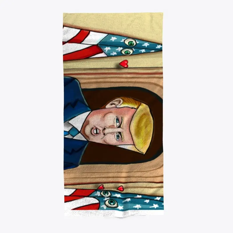 Donald Trump beach towel